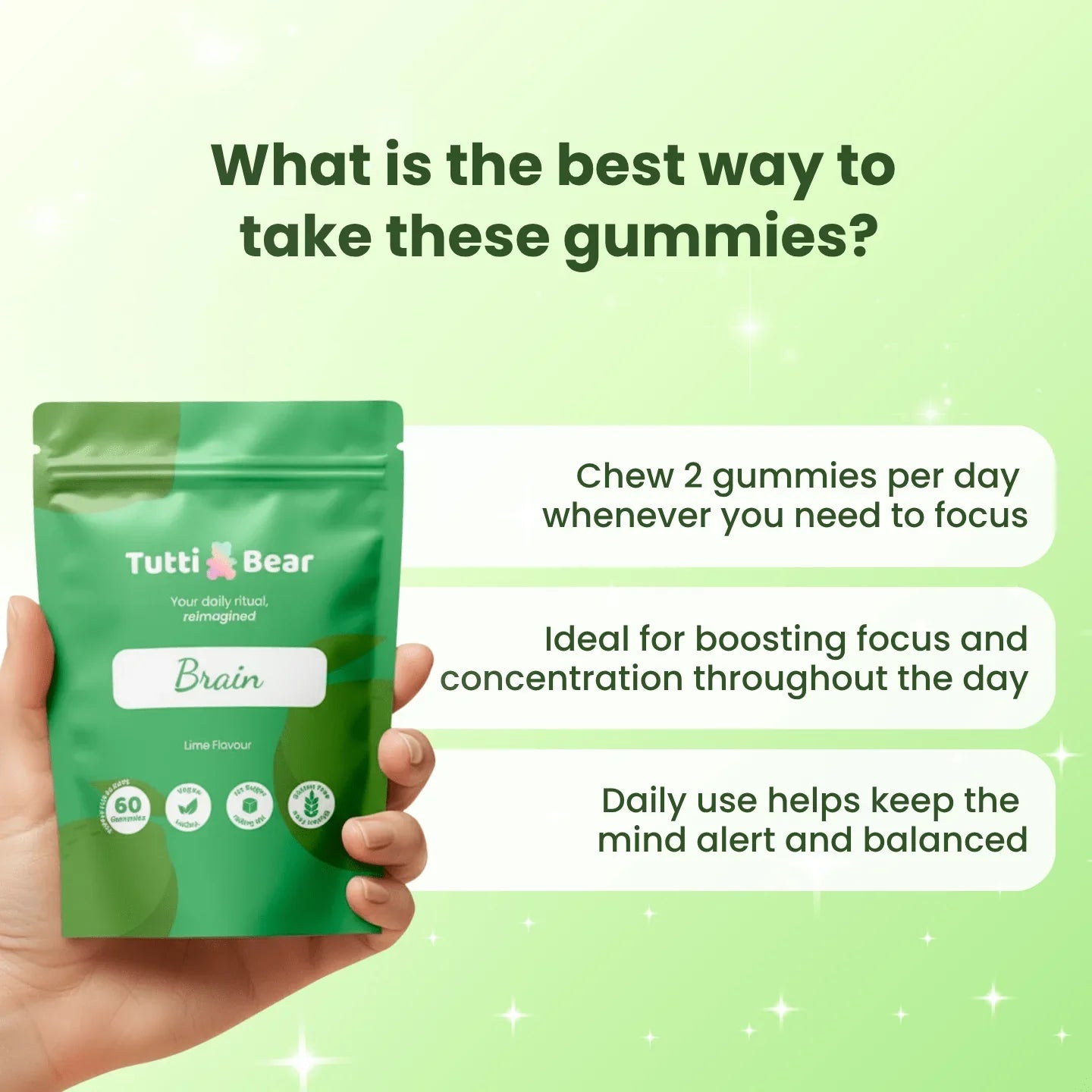 Focus & Concentration Gummies